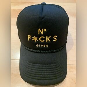 NWOT Field Grade No F*cks Given Trucker Hat